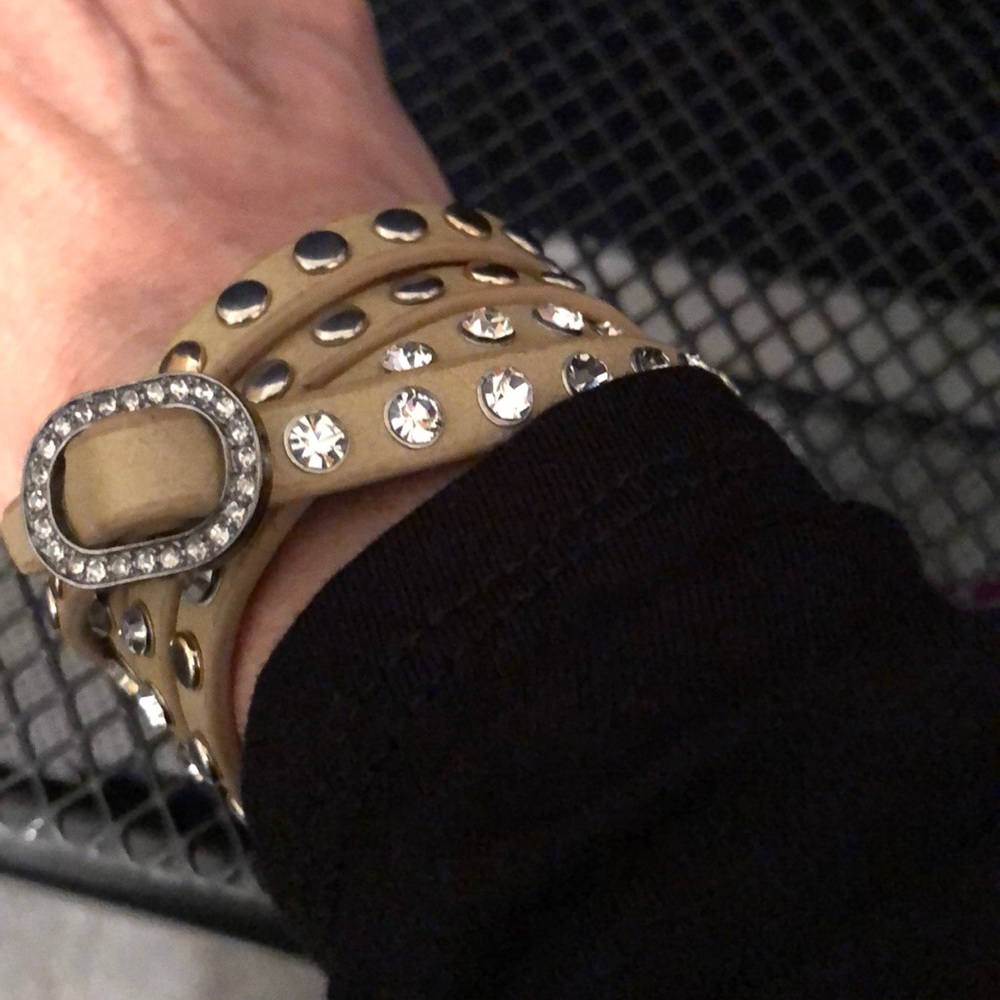 3/$20 Brown Leather Wrap Bracelet w/ Buckle NWT - Picture 1 of 5